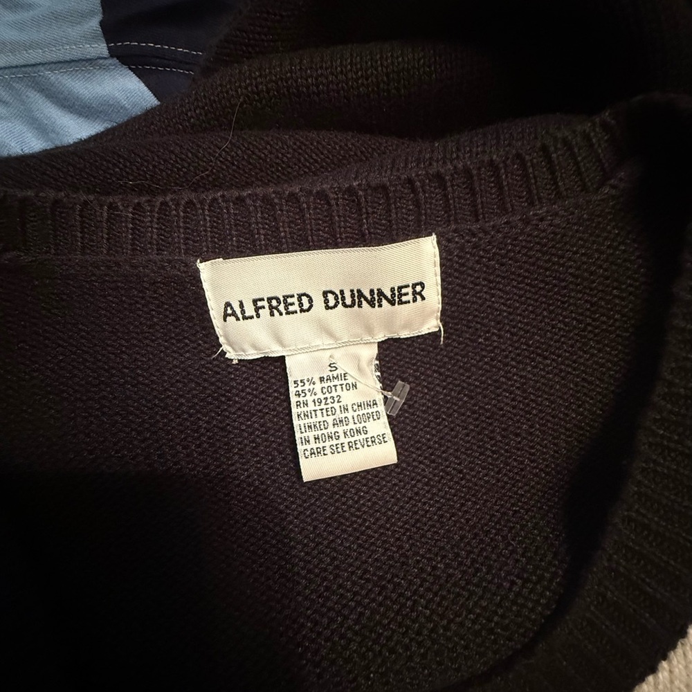 New Alfred Dunner Patchwork Sweater - image 6